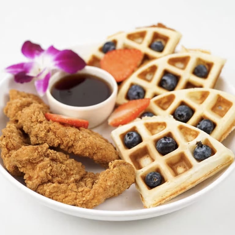 Mexican Fusion Brunch: Chicken and Waffles